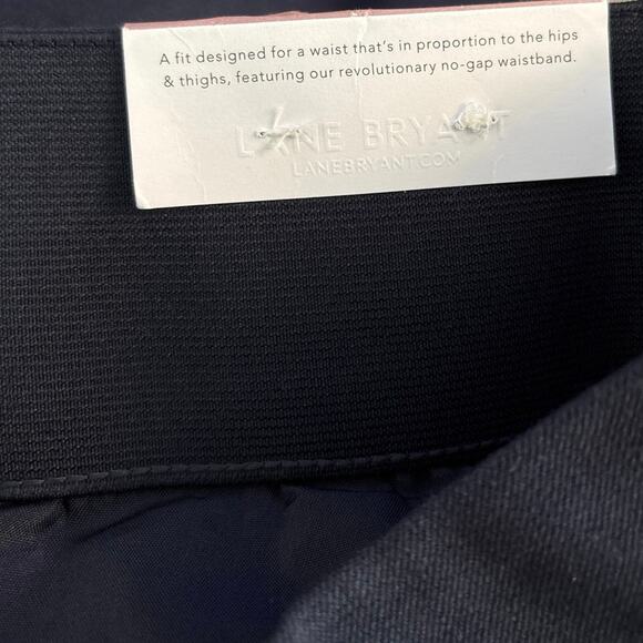 NEW Lane Bryant Plus Size 18 The Allie Crop Pants Navy Blue No Gap Waistband - Picture 5 of 5